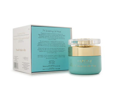 7X Sculpting Lift Mask — jar and open box clinicals
